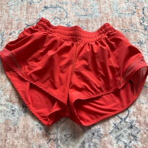 lululemon athletica Red Women's Run Shorts